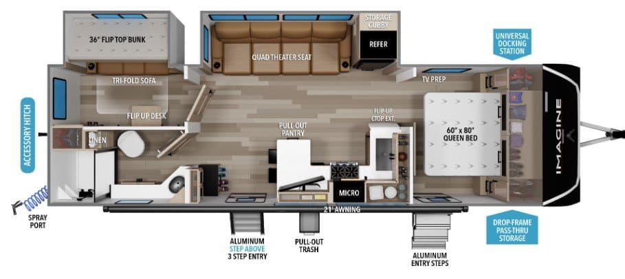 2026 Grand Design Imagine XLS 2810BH floorplan