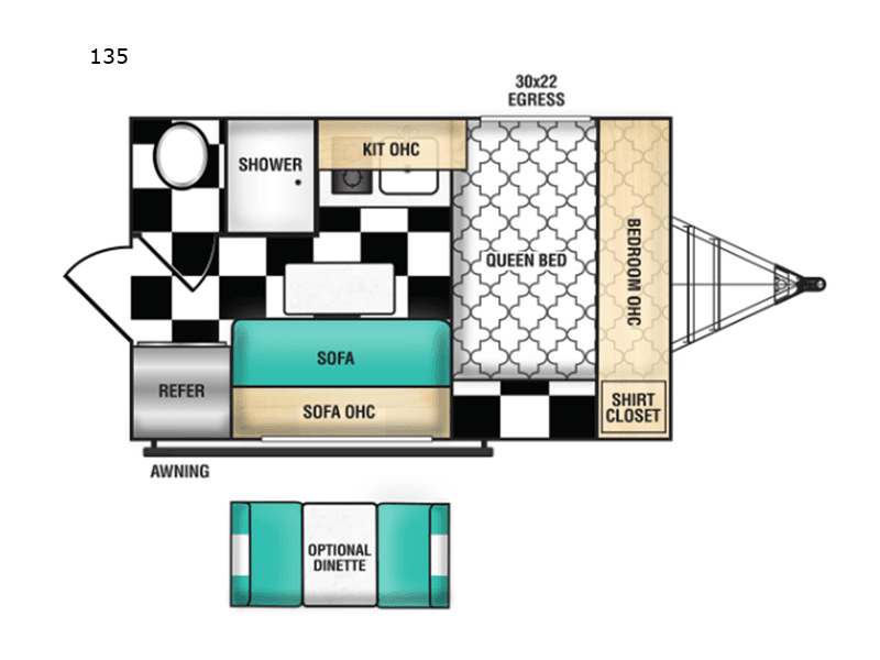 2022 Riverside RV 2022 Riverside RV Retro - thumbnail 2