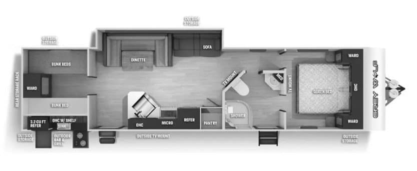 2021 Cherokee Grey Wolf 29TE