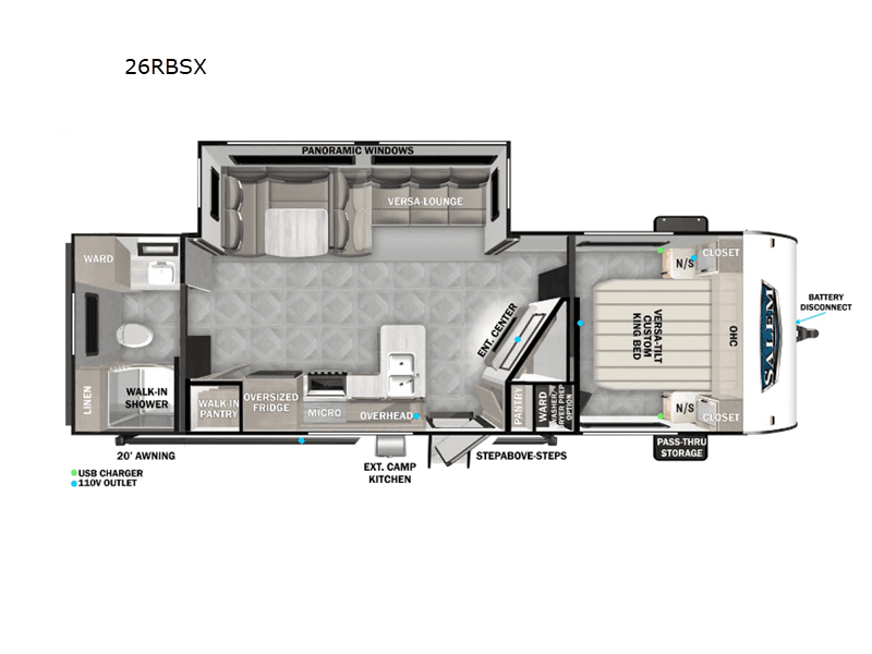 2024 Forest River Salem 26RBSX